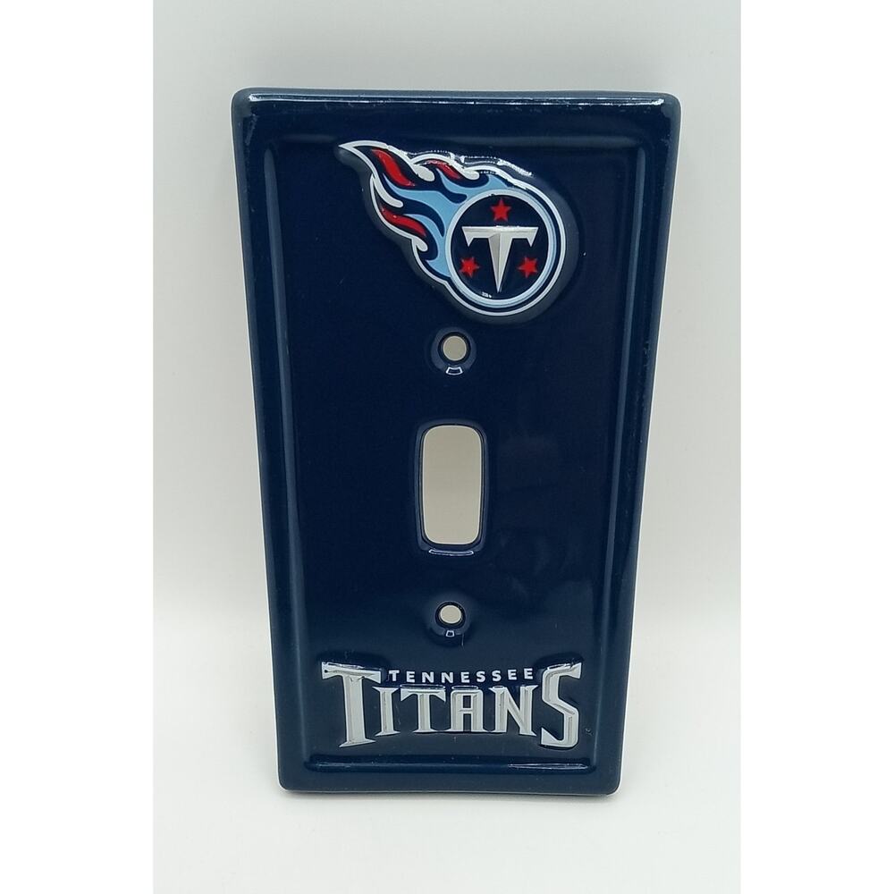 Tennessee Titans NFL Ceramic Light Switch Plate